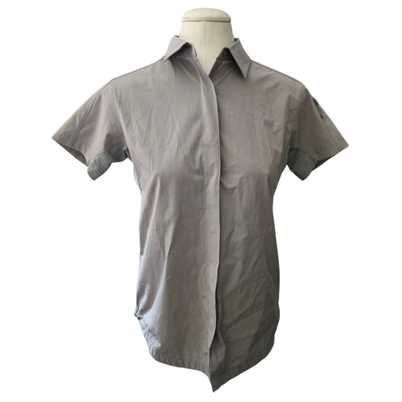 VERTX Womens Trailslacker Short Sleeve Top Battleship Grey Tactical Medium NWT - Picture 1 of 5